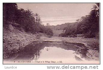 El Kantara l'oued et le village