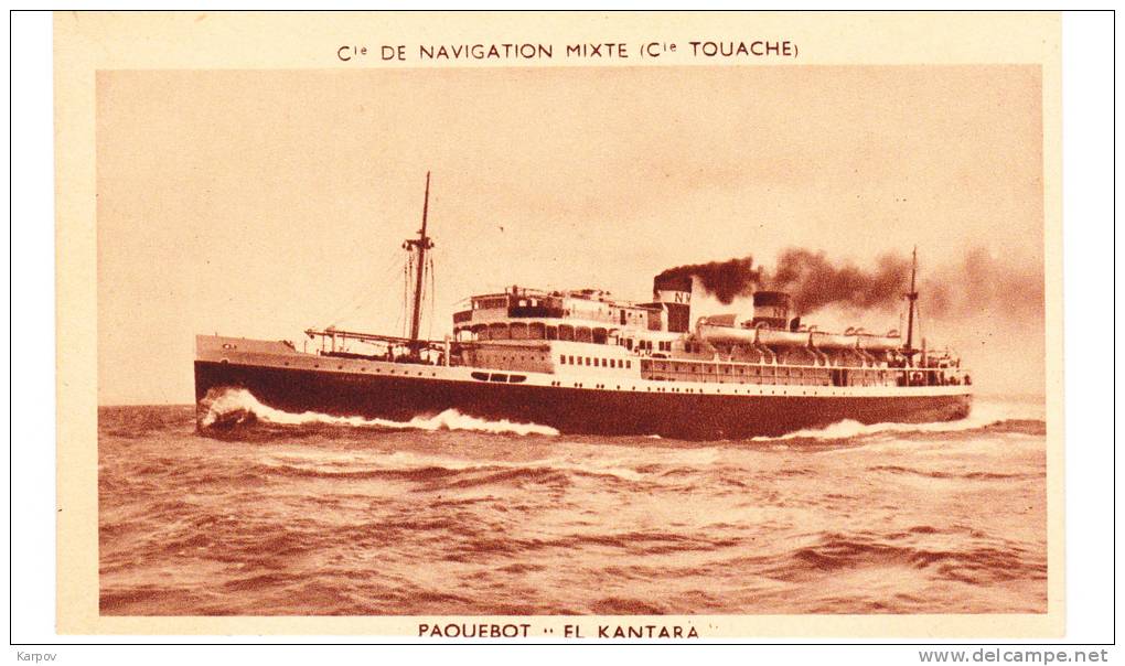 CPA - COMPAGNIE DE NAVIGATION MIXTE - Cie TOUACHE - 