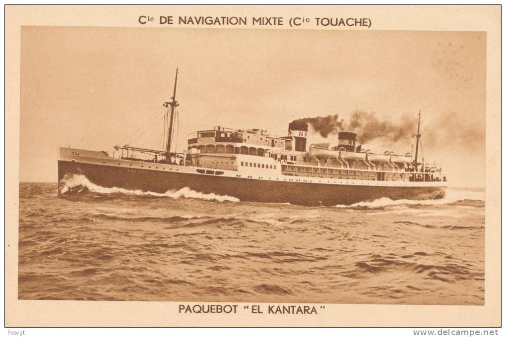CIE DE NAVIGATION MIXTE PAQUEBOT EL KANTARA
