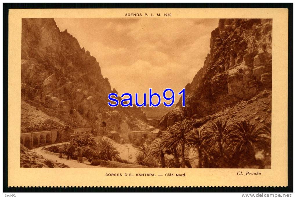 Gorges d'El Kantara -  Côté Nord -  Réf  24157
