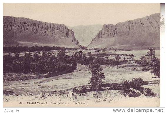 ALGERIE - EL KANTARA - vue générale - nr 43 ND - d4 666
