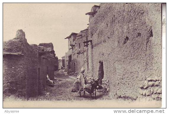 ALGERIE - EL KANTARA - une rue du village rouge - nr 108  ND - d4 665