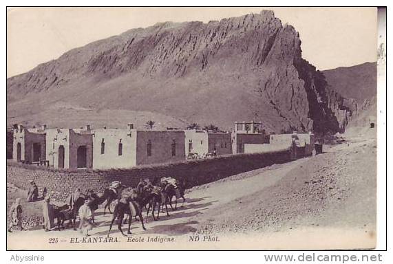 ALGERIE - EL KANTARA - école indigène - nr 225 ND - d4 760