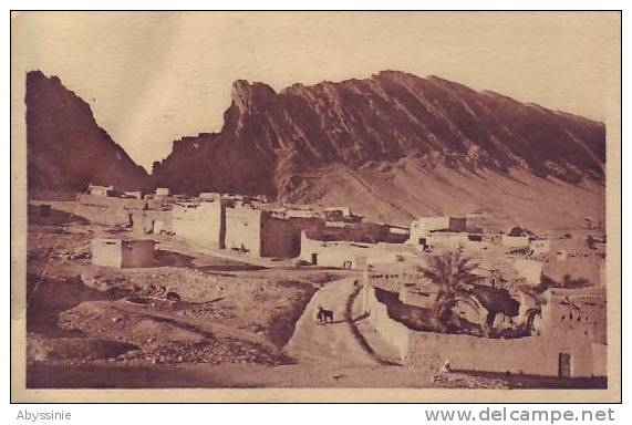 ALGERIE - EL KANTARA - village rouge et les gorges - nr 12 albert à alger - d10 109