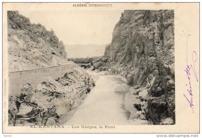 ALGERIE  EL-KANTARA  Les Gorges, le Pont  ...... ( Ref FA968 )