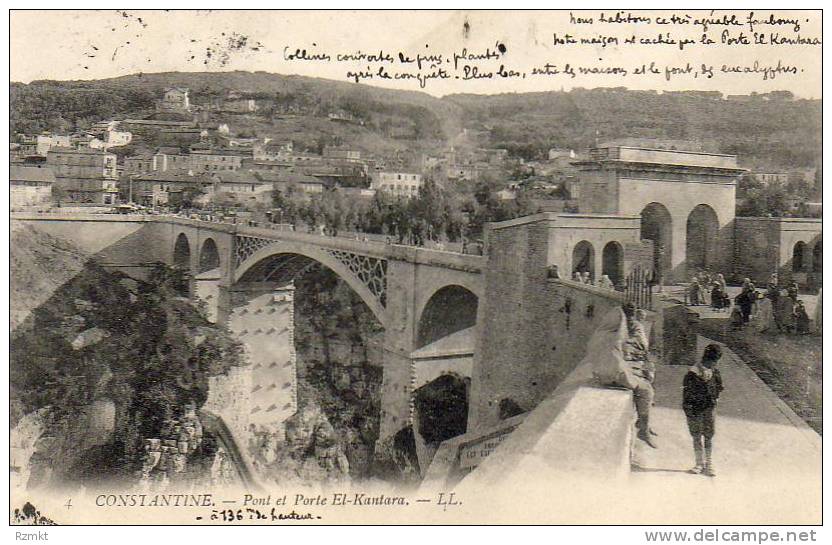 ALGERIE  CONSTANTINE  Pont et Porte El-Kantara  ..... ( Ref CH1833 )