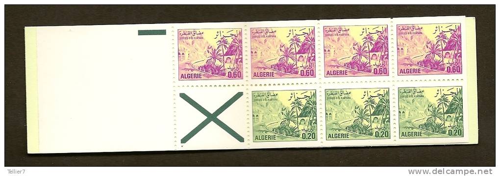 ALGERIE - CARNET TIMBRES NEUFS** N° C658A - 1977 - GORGES D EL KANTARA - VOIR SCAN