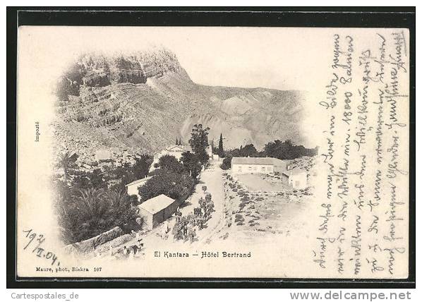 CPA El Kantara, Hotel Bertrand