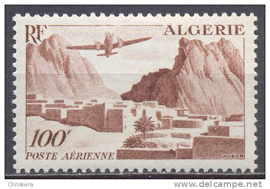 Algérie Poste aérienne YT n°10 Gorges d'El Kantara neuf/charnière *