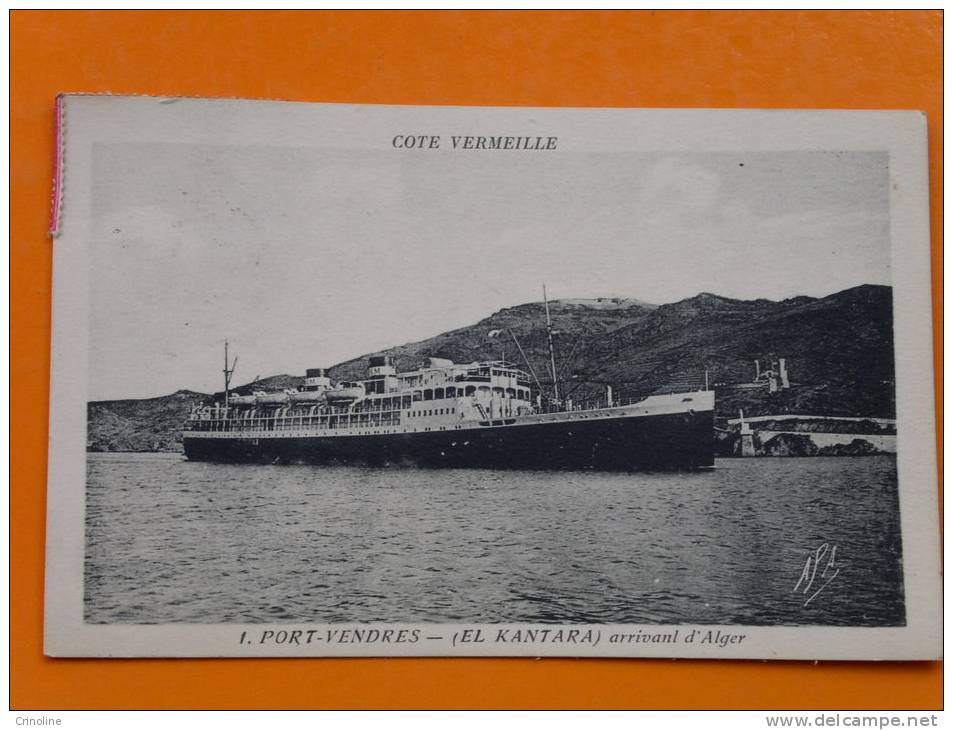 El Kantara - arrivant d'Alger - Port Vendre