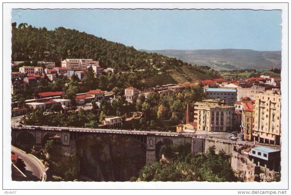 CPA  CONSTANTINE  (algérie)   Pont  EL-KANTARA .      (5533)