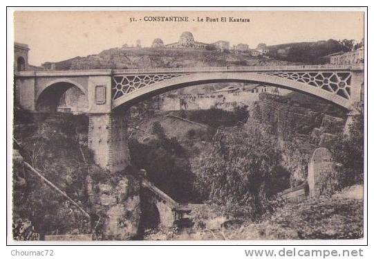 (Algérie) Constantine 033, Collection Idéale PS 31, Le Pont El Kantara, d'un carnet