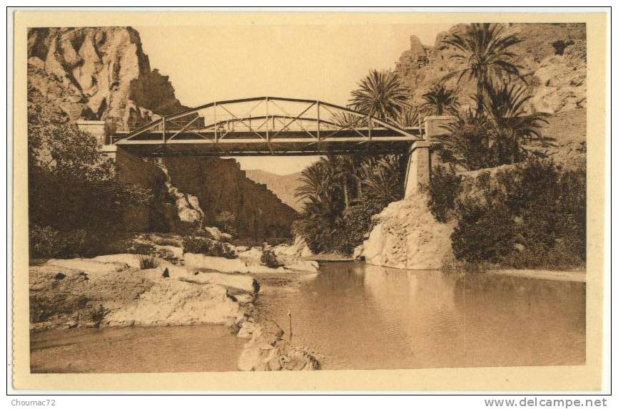 (Algérie) 031, El Kantara, Maure 19, Passerelle sur lÂ’Oued