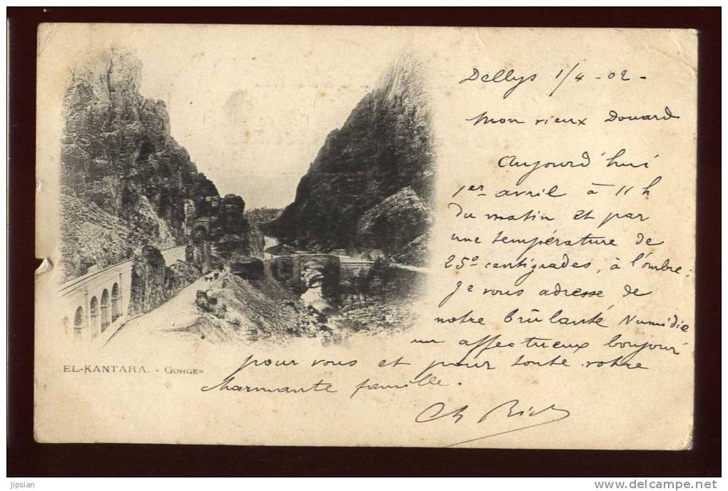 cpa d'  Algérie  El Kantara Gorges LEM19