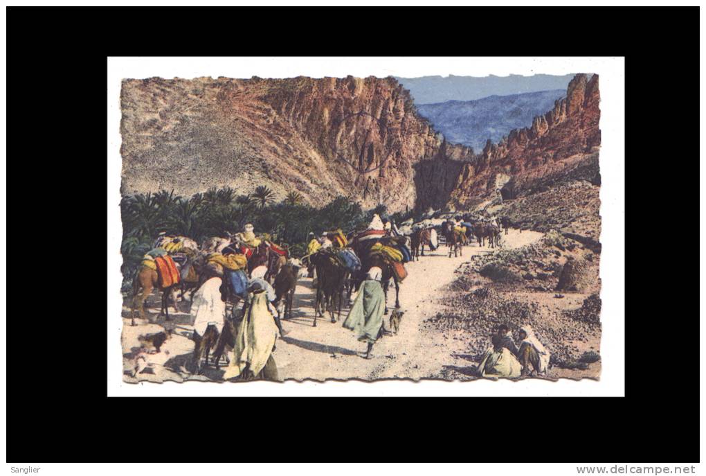 SCENES ET TYPES - DANS LES GORGES D'EL KANTARA