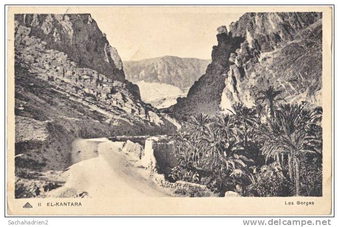 EL-KANTARA. Les Gorges. 11