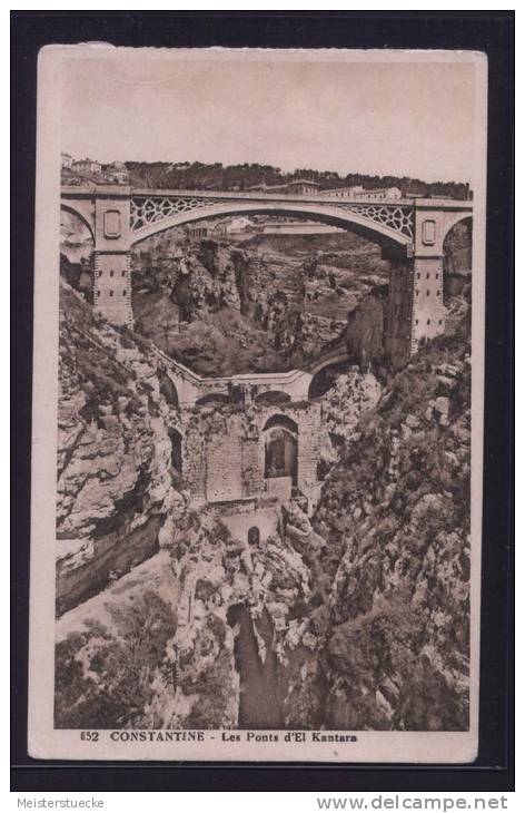 AK Constantine, Les Ponts d ´ El Kantara, ungebraucht um 1930