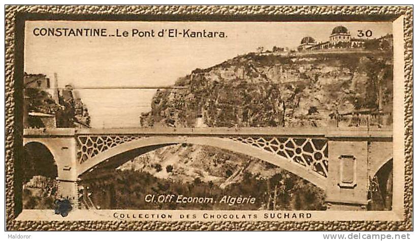 S2  ALGERIE  CONSTANTINE  PONT EL KANTARA   10 x 6 cm  (cliché de O.E. )