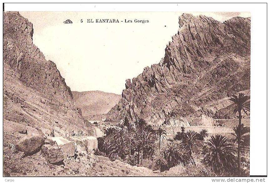 EL-KANTARA. - Les Gorges.