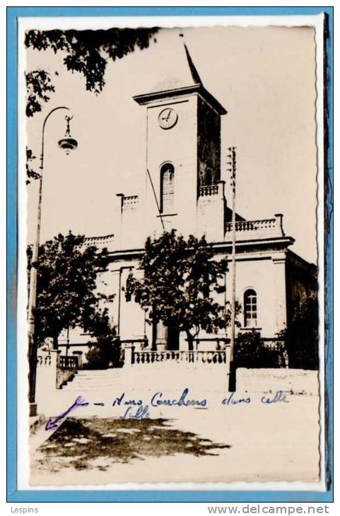 ALGERIE --  BOUÏRA --  L'Eglise - 1956