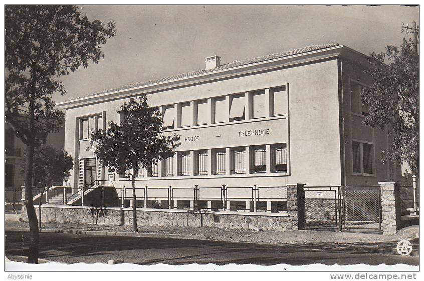 ALGERIE - cpsm BOUIRA - l´hôtel des postes - nr 1 alexandre sirecky à oran - d19 960