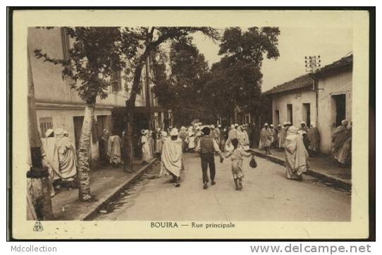 ALGERIE BOUIRA /          Rue principale        / CARTE GLACEE