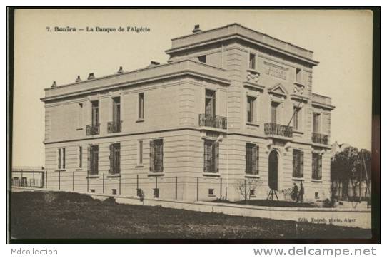 ALGERIE BOUIRA /          La banque de l'Algérie          /