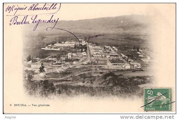 ALGERIE- ref no 520- bouira - vue generale  - bon etat