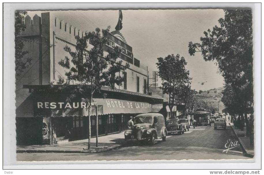 BOUIRA.  HÔTEL DE LA COLONIE ET RUE PRINCIPALE. 42.