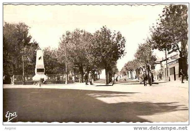 ALGERIE- ref no 414- bouira - monument aux morts  - bon etat