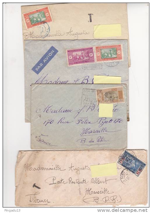 Cie Fraissinet Paquebot Touareg Hoggar Taxe Dakar Sénégal Conakry Guinée Port Bouet Côte d'Ivoire  Marseille