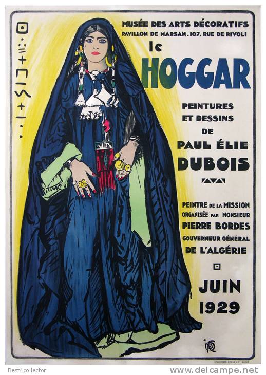 @@@ MAGNET - HOGGAR PEINTURES ET DESSINS DE PAUL ELIE DUBOIS P.E.D