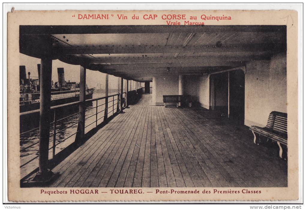 LE HOGGAR-TOUAREG, PONT PROMENADE DES PREMI7RES CLASSES