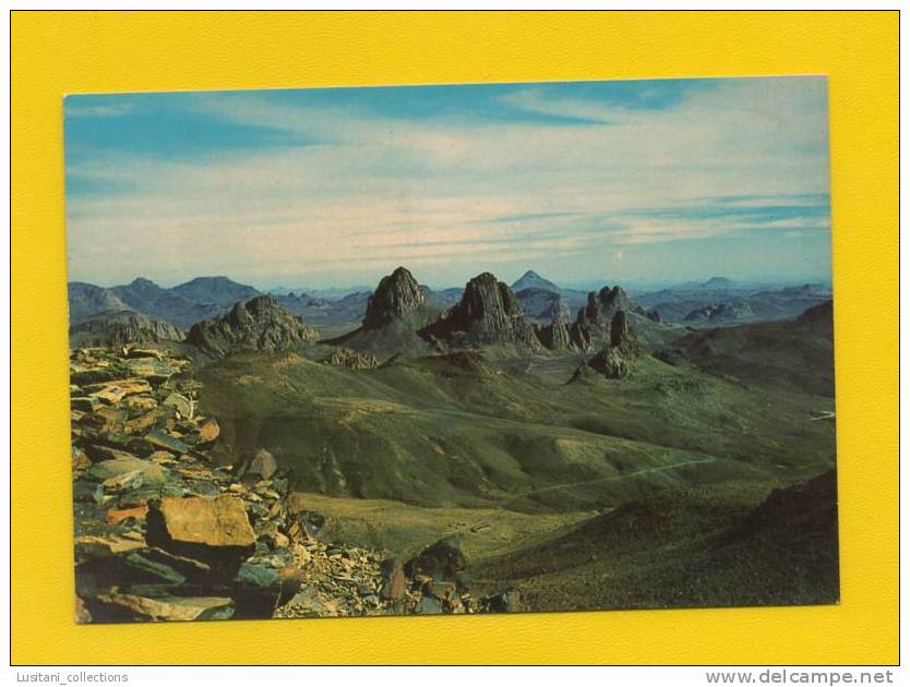 POSTCARD 1960years ALGERIA ALGERIE THE HOGGAR ASSEKREM LANDSCAPE AFRICA AFRIQUE