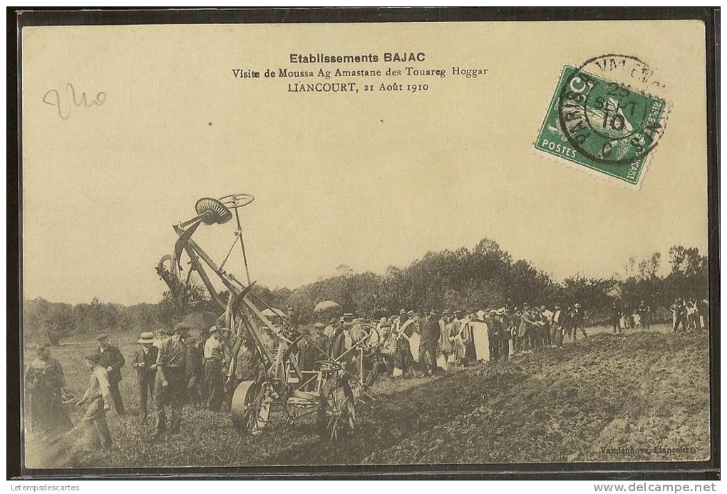 - CPA 60 - Liancourt, visite des Touaregs Hoggar