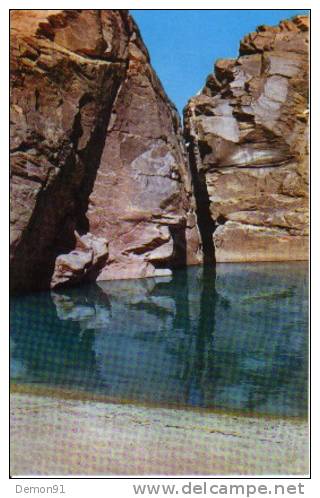 ALGERIE - HOGGAR - Une GUELTA dans le Hoggar - Editée par l´Agence de Tourisme Algérienne -Circulée  -