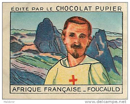 PU12  FOUCAULD  EXPLORATEUR MAROC SAHARA  afrique HOGGAR AFRIQUE AFRICA 7x 5+cm..900 chromos sur ETHNOGRAPHIE ETHNOLOGIE