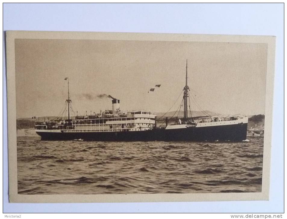 Paquebot HOGGAR, Compagnie FRAISSINET, Service Rapide de Marseille à la Cote d'AFRIQUE