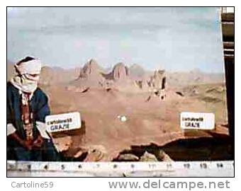 ALGERIA REPOSE HAMME EN BLUE   LE HOGGAR  DOLOMITI  LAVAREDO NEL DESERTO .. VB1981 DH8757