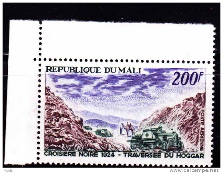 PA 41 CROISIERE NOIRE 1924 TRAVERSEE DU HOGGAR COIN DE FEUILLE