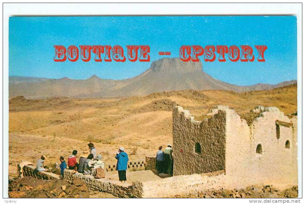 ALGERIE - HOGGAR - Halte à la Source Chappuis - Dos Scané