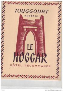 TOUGGOURT_Le Hoggar_Hôtel_publicité