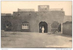 IN-SALAH HOTEL DU FORT BUGEAUD LIGNE DU HOGGAR PHOTO SOCIETE ALGERIENNE DES TRANSPORTS CPA ANIMEE RARISIME ALGERIE