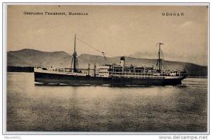 CPA BATEAU - MARSEILLE COMPAGNIE FRAISSINET  HOGGAR