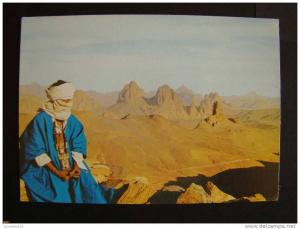 CPSM ALGERIE-Le Hoggar-L'homme Bleu