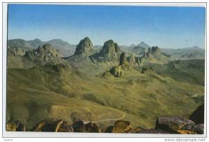 Afrique >  Algérie  - Hoggar - Le massif du Trident - Agence du Tourisme Algérienne -