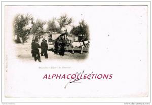 ALGERIE - GERYVILLE  DEPART DU COURRIER.