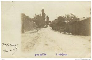 ALGERIE - GERYVILLE - L'ENTREE - CARTE PHOTO