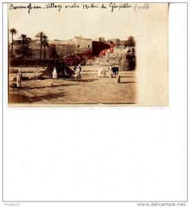 Carte photo Algérie village arabe Bousemghoun Bousemghoune Boussemghoun Boussemghoune Géryville