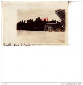 Très rare carte photo Géryville Algérie Place de Ganay